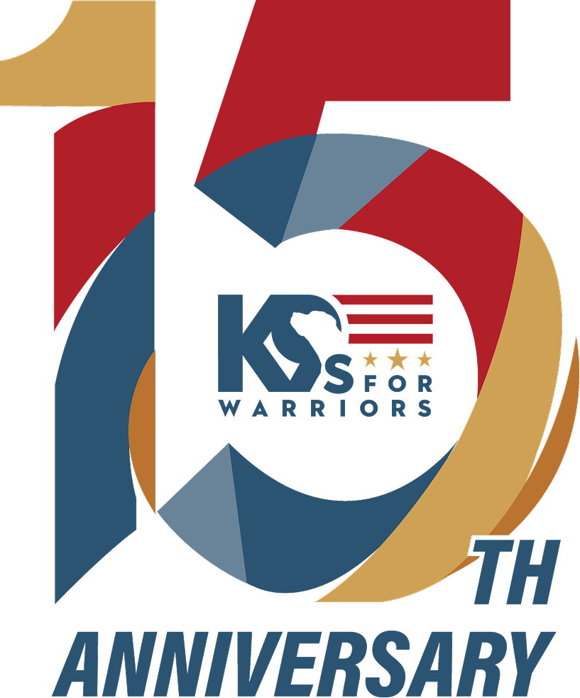 K9s For Warriors 15th Anniversary Logo