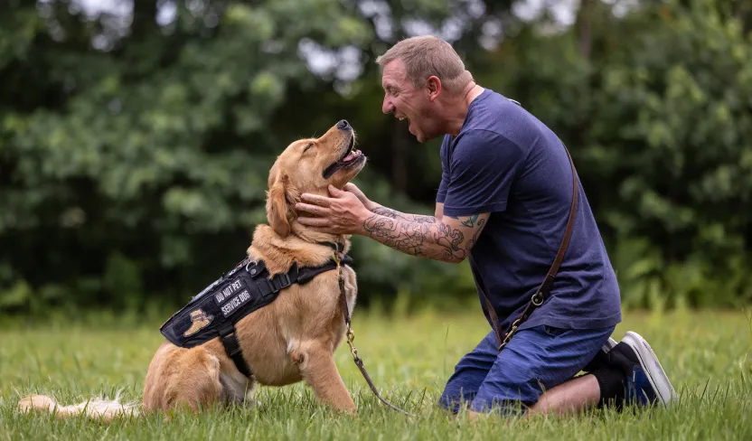 Man and His Dog, Will and Bob