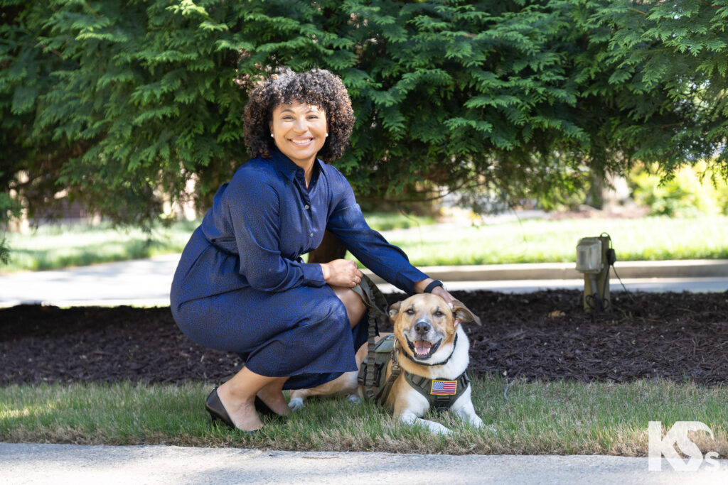 Veteran earns a doctorate with her Service Dog